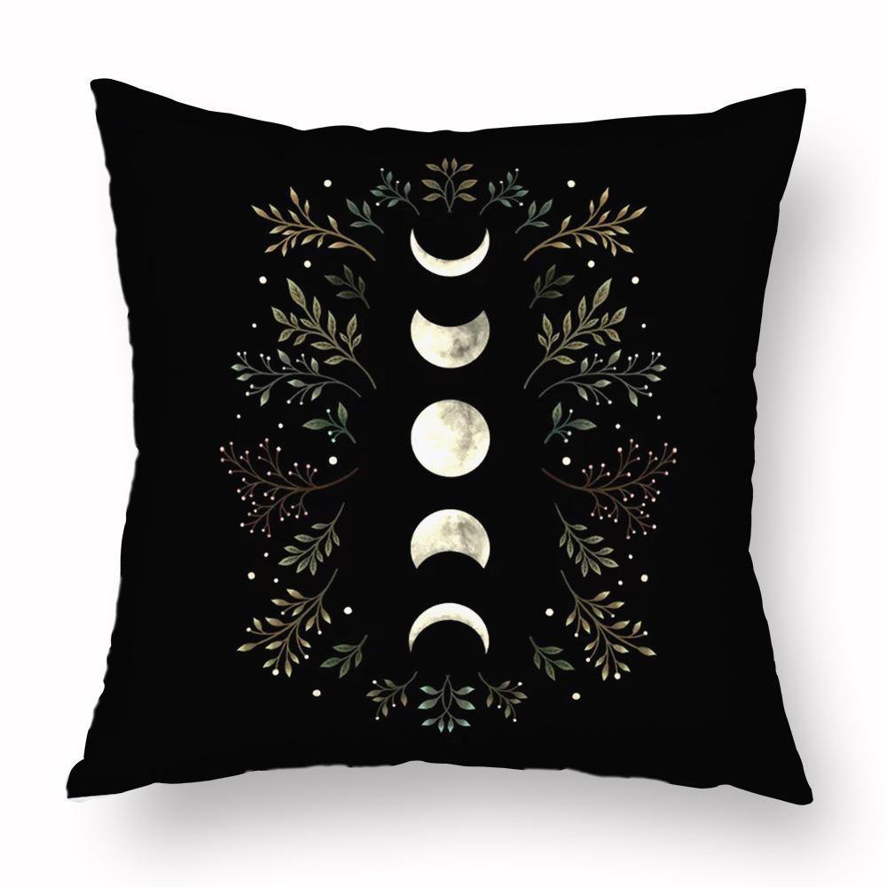 Magic Psychedelic Moon Pillowcase Decoration Room Aesthetics Butterfly Pillowcase Bedroom Living Room Home Decoration Pillowcase