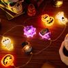 Halloween Themed LED String Lights (spider, Demon, Pumpkin Lights), Party Gathering Scene Decorative String Lights