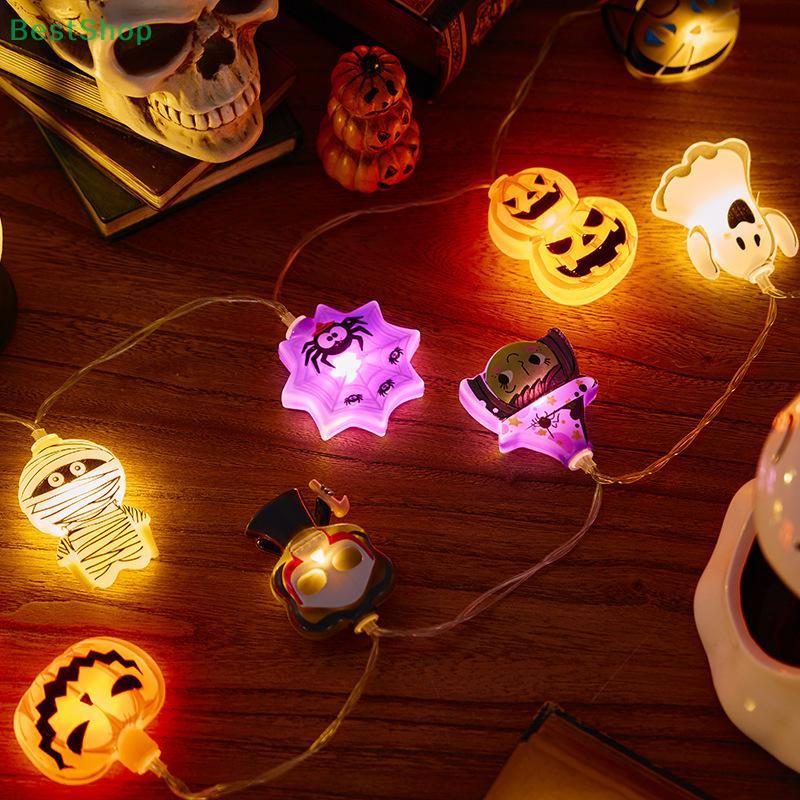 Halloween Themed LED String Lights (spider, Demon, Pumpkin Lights), Party Gathering Scene Decorative String Lights