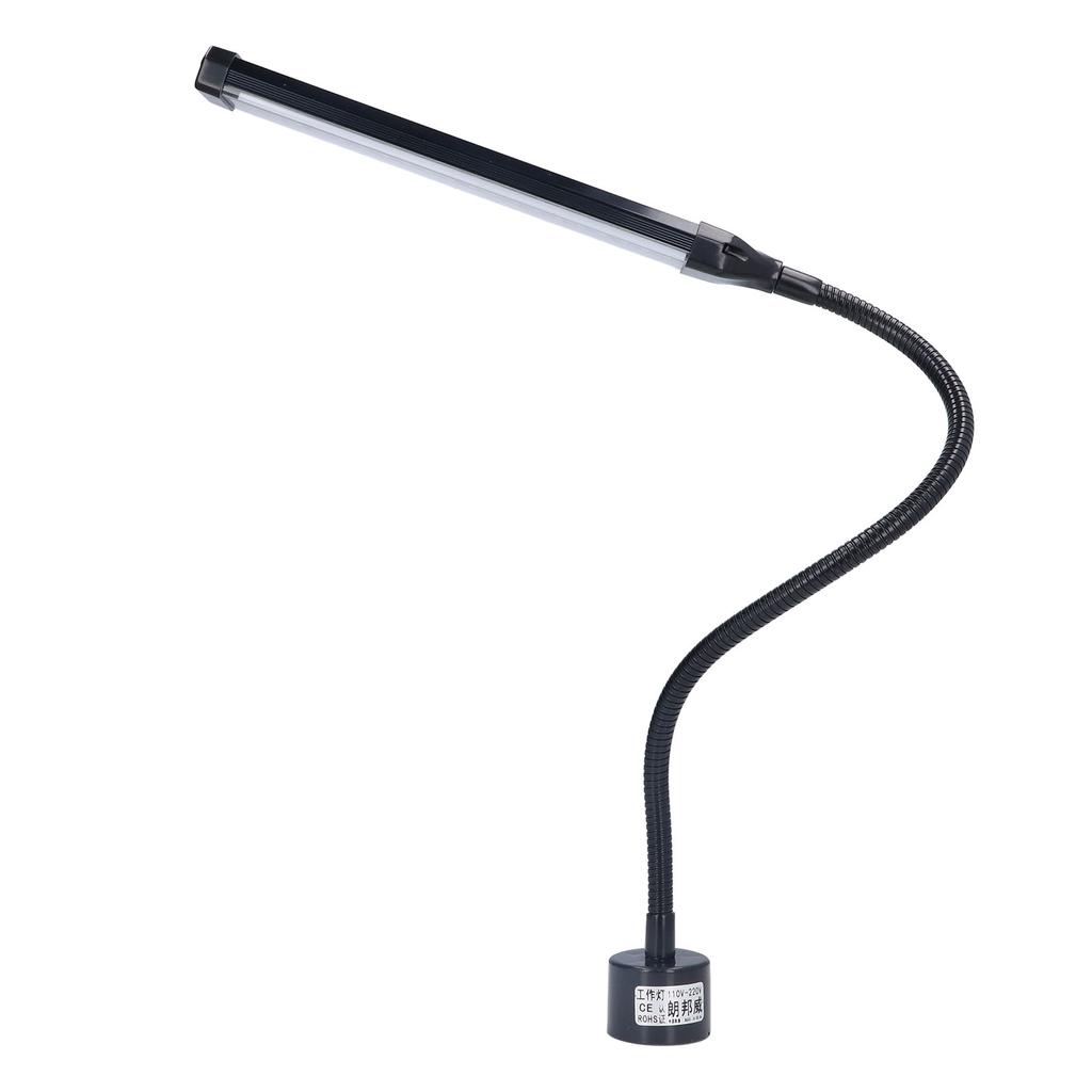 LED Working Light 21W Dimmable Flexible Hose Machine Working Lamp with Round Magnetic Base