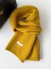 Glacier Blue Women's Pure Wool Scarf - Warm, Versatile for Autumn/Winter