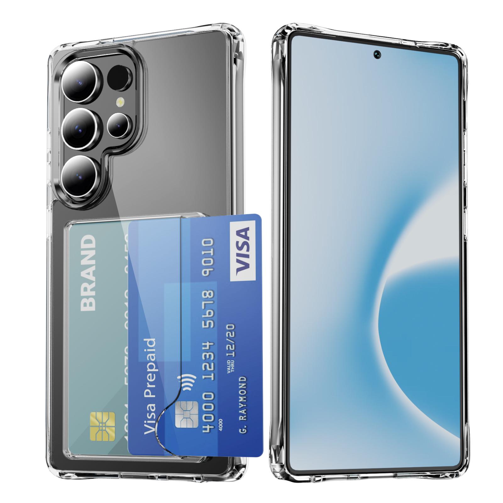 

For Samsung Galaxy S26 Ultra Case Protective TPU Phone Cover with Card Holder