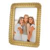 Fotoram Retro Gyllene Fotoram med Ställ Harts Bilderamar Ornament för Kontor Bordsskiva Vardagsrum Hemdekoration