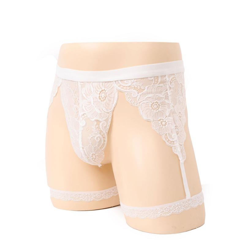 Hot Men's Sexy Underwear Lace Hollow Elastic Men's Elastic Panties