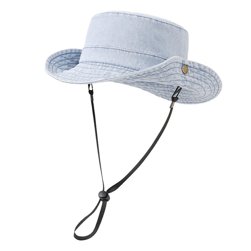 Children's Baby Sun Protection Hat UV Protection Breathable Sun Hat Men's Large Brim Children's Cowboy Hat Sun Protection Hat Women