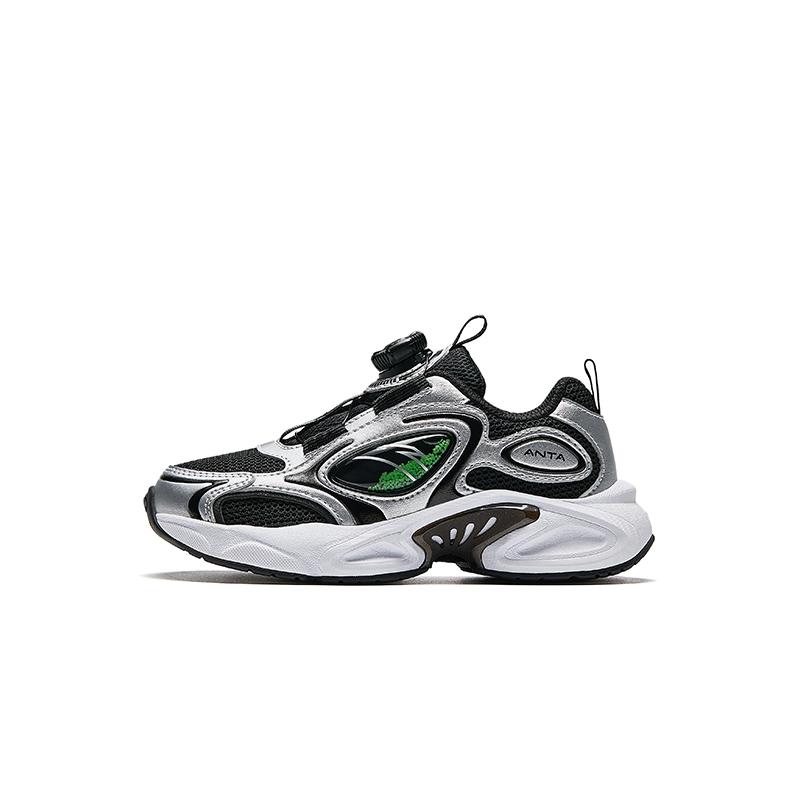 Anta Kids Star Travel Trendy Fashion Comfortable Soft Versatile Big Mesh Button Durable Breathable Non-Slip Low-Top Casual Shoes 312529921