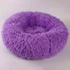 Rotondo Peluche Letto per Cani Casa Tappetino per Cani Inverno Caldo Dormire Gatti Nido Morbido Lungo Peluche Cesto per Cani Cuscino per Animali Domestici Forniture per Animali Domestici Portatili