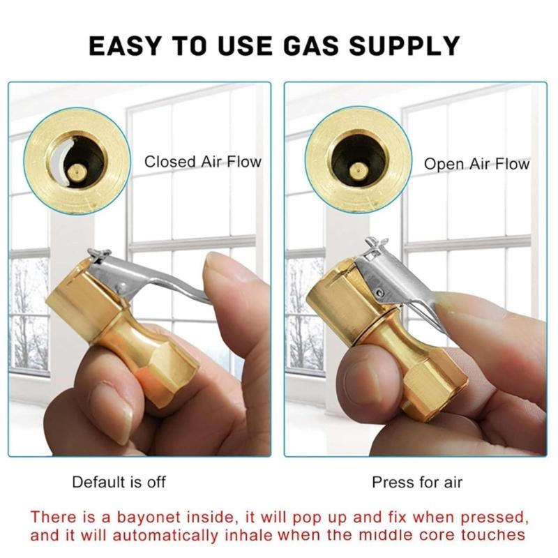 Professional Quick Release Brass Air Hose Connector Coupler Suitable For Fast Inflation On Vehicle And Bikes Motorcycles