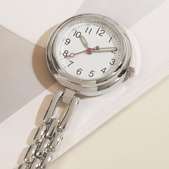 Nurse Quartz Watch Clip-on Doctor Watch Heart And Wings Design Watch for Chest Pocket Nurses Doctors Medical Professionals