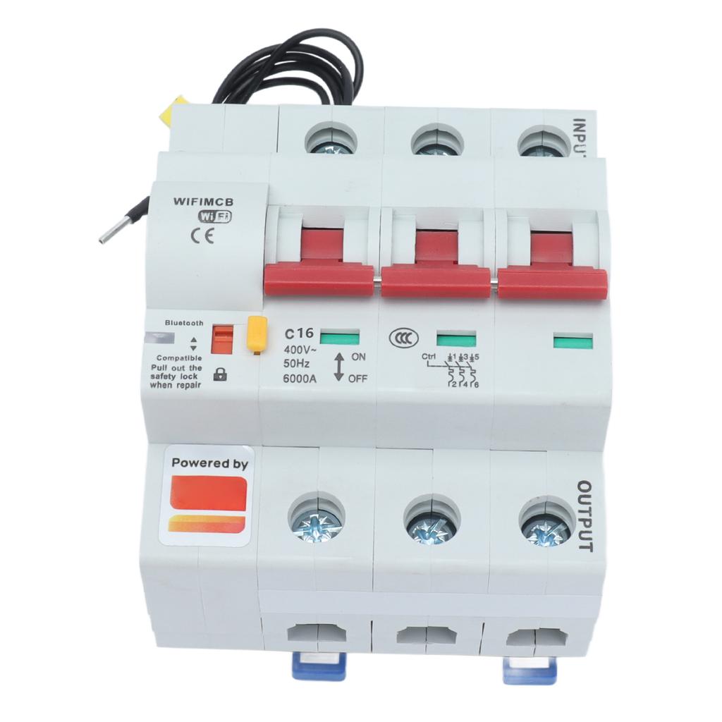3P Smart Circuit Breaker WIFI Remote Control Leakage AC 400V