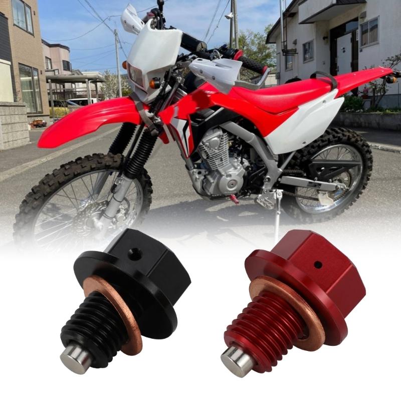 Aluminum Oil Drain Bolt Easy Installation & Corrosion Resistance Oil Drain Plug Suitable for Car 110F Motorcycle