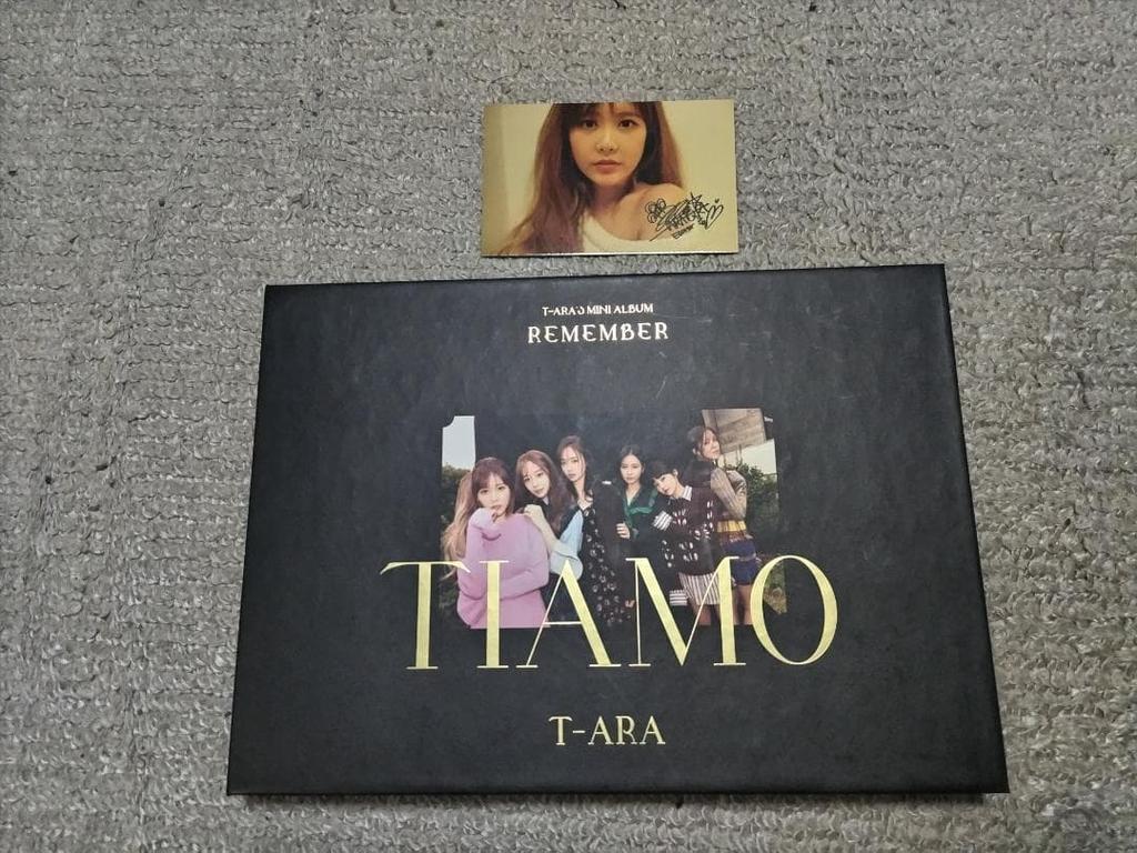 [USED] T-ARA TIAMO Album with Photocard