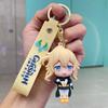 Genshin Impact And Naruto Silicone Keychain Figurine Collectible For Anime Fans