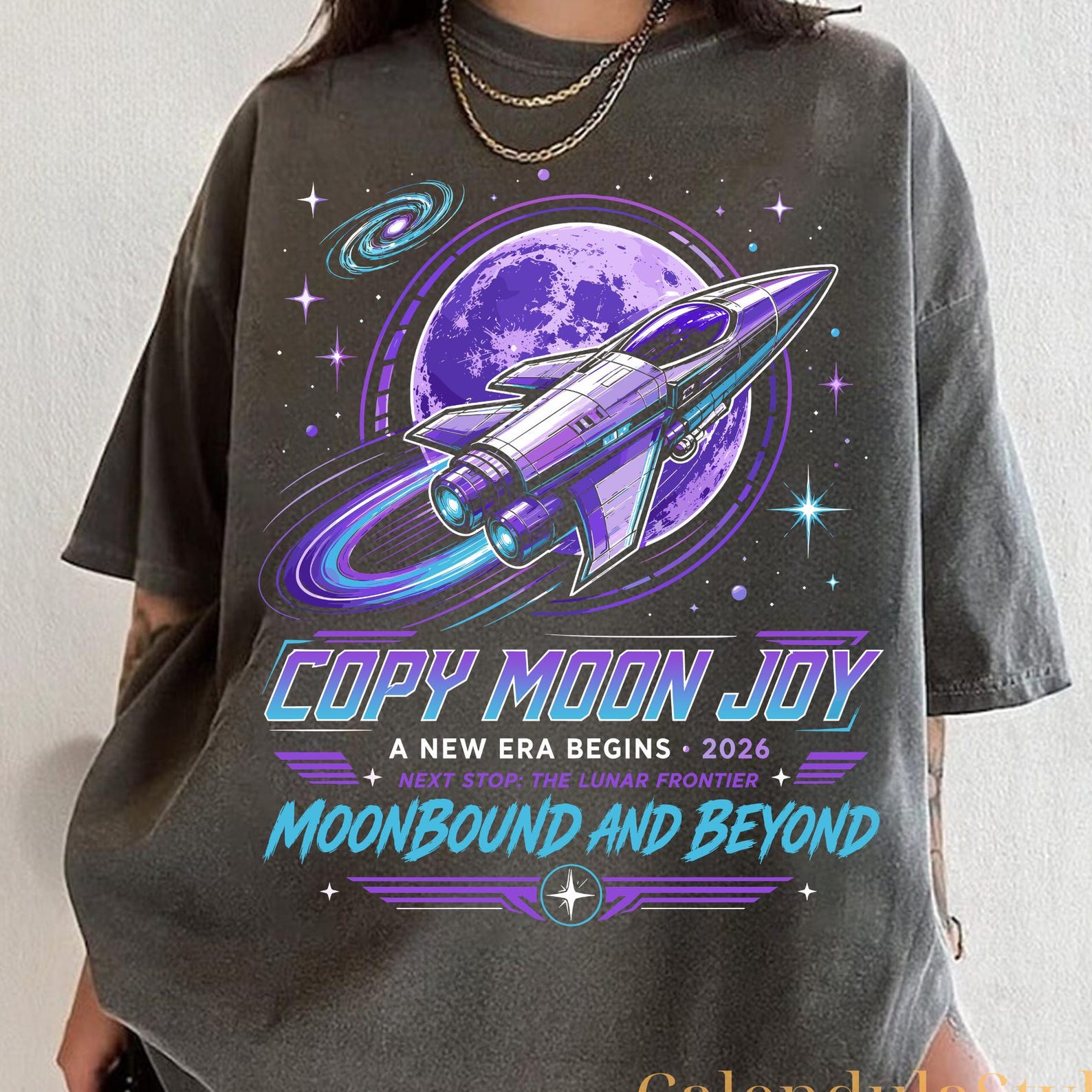 Cyberpunk Astronaut Shirt, Astronaut Girl Moon Movie Tee, Space Nerd Shirt, Astronomy Tshirt, Moon Mission 2026, Science Teacher Gift 4XL