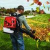 Leaf Blower, 75.6CC 4-Stroke Backpack Gas Leaf Blower, Snow Blower, Up To 900 CFM and 210 MPH, Variable Speed, Cruise Control (Red)