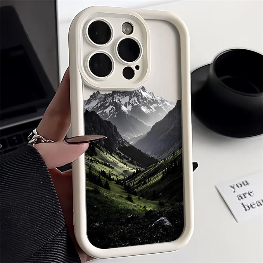 Cool Mountain Patterns Case for iPhone 17 Pro Max 16 15 Plus 11 13 Air 12 Pro 14 17e Phone Cover