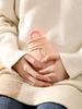 Silicon Hot-Water Bag Water Injection Hot Water Bottle Female Hot Compress Cute Portable Explosion-Proof Hand Warmer Dysmenorrhea Warm Belly Heating