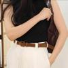 Casual Suede Leather Belt Trendy Business Waist Strap Women Trouser Dress Belts  Gifts