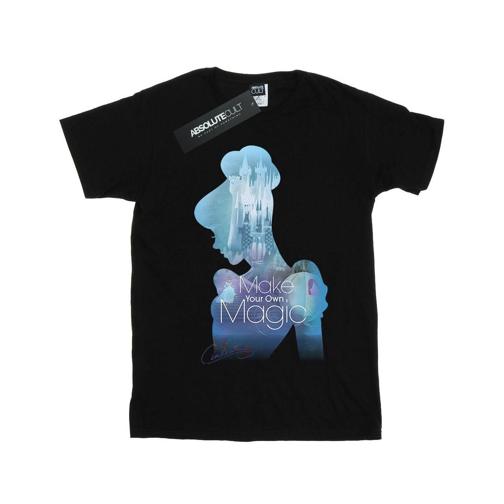 Cinderella Bawełniana koszulka dla dziewcząt stwórz własną magiczną sylwetkę