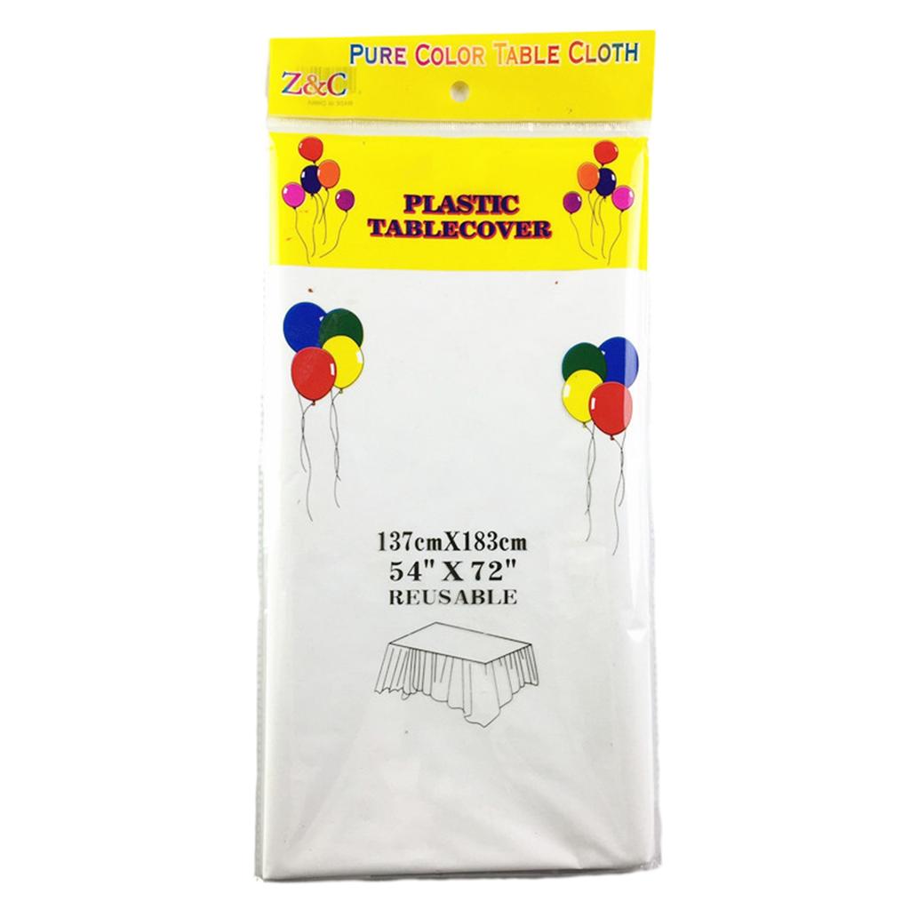 Tablecloth 54x72Inches New Year Festive Table Cover for Buffet Birthday Party Holiday Dinner Celebrations