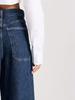 Women's Plus Size Wide Leg Loose Washed Denim Jeans