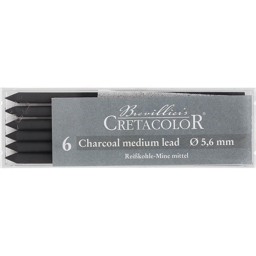 

cretacolor средний угольный свинец 6 шт. в упаковке от cretacolor