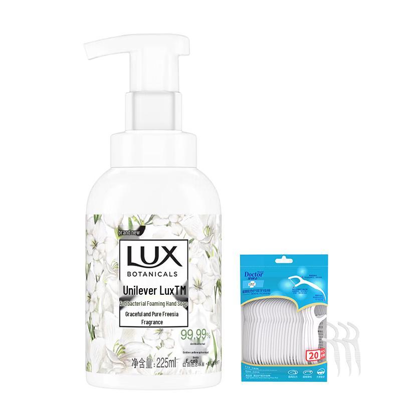 Dr. Yaboshi Dental Floss Sticks & Lux Hand Soap Bundle