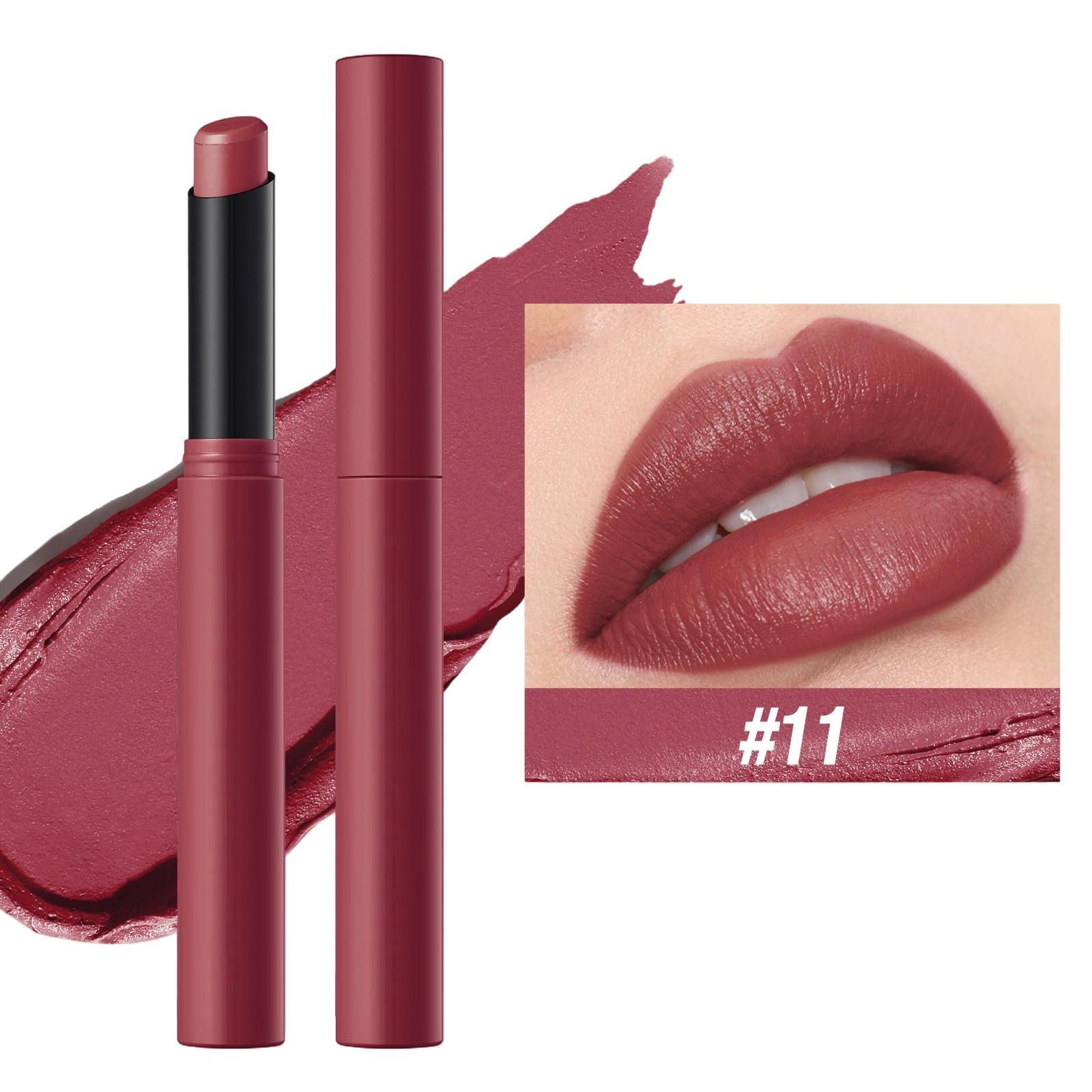 

Бархатная губная помада Nude Soft Dark High Color, стойкая водостойкая помада-бальзам для губ, косметика в подарок. One Size