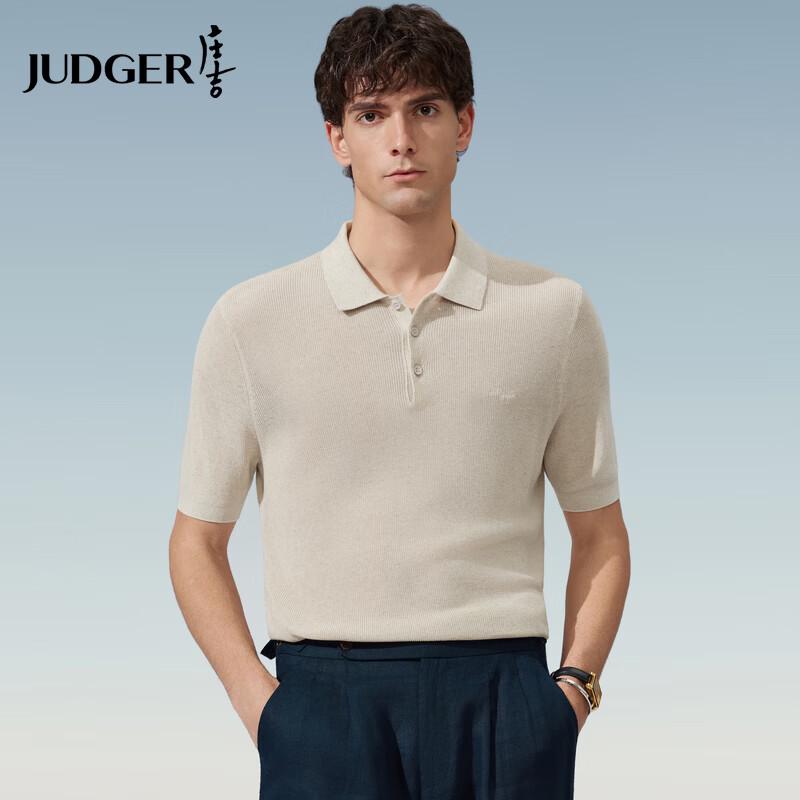 Judger Men s Tencel Linen Polo Shirt XL