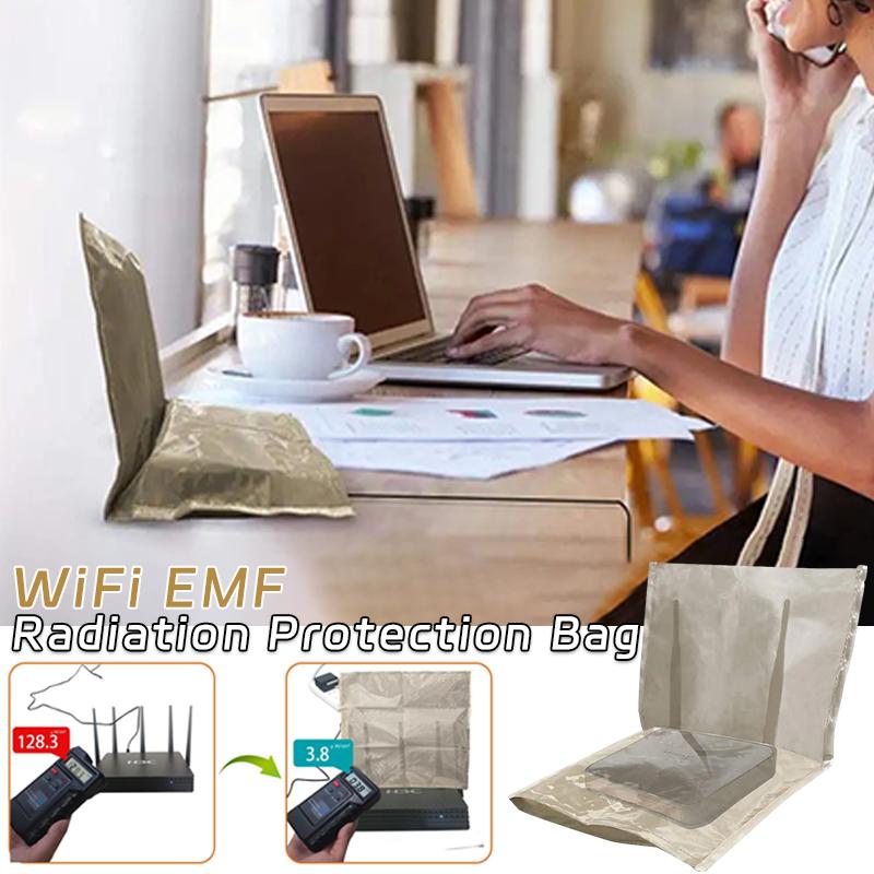 Kryt na WiFi router s ochranou proti záření, tkanina proti záření EMF, taška pro ochranu před zářením, stínění, blokování RF signálu, 5G ochrana, 2 velikosti