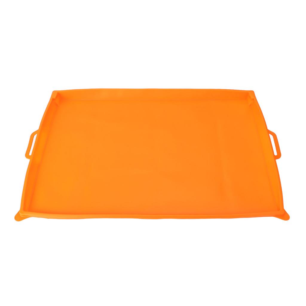BBQ Grill Mat, Food Grade Folding Grill Mat, BBQ Grill Accessory, Outdoor Grill, Orange