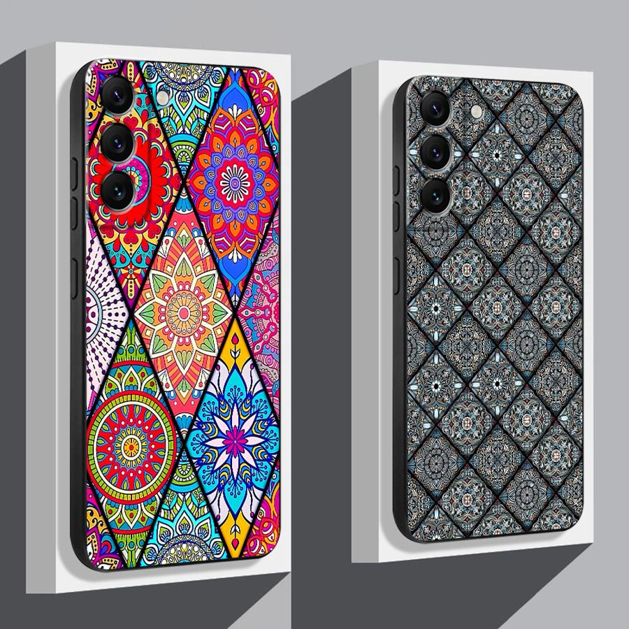 Funda Phone Cover Case for Xiaomi Redmi Note 11s 12s 14 10S 9S 7 8 9 11 13 Pro Plus 10 12 Pro Bohemian Pattern