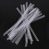 20pcs 30 Hole LoosE Leaf Plastic Binding Ring Spring Spiral Rings for A4 Paper 11mm White
