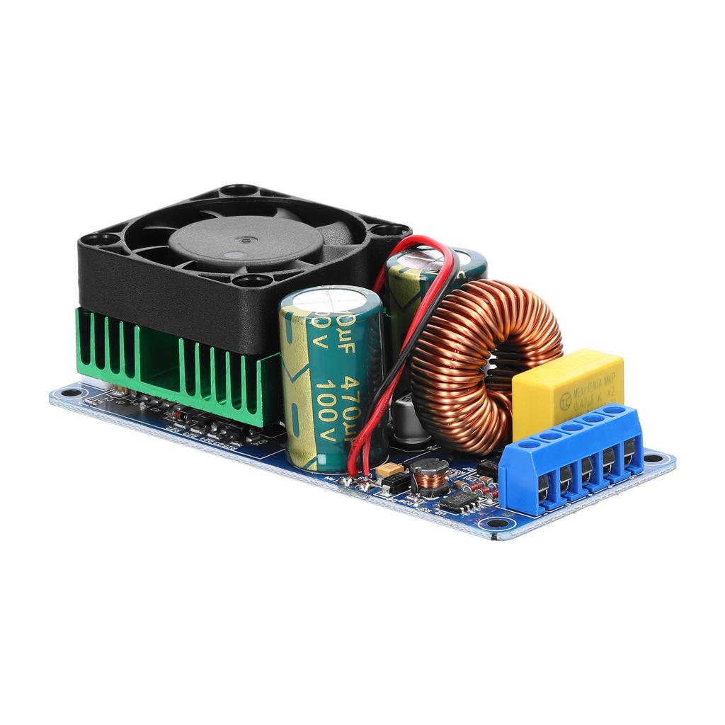 thumbnail interactive-video image 1 of 500W HiFi Class D Digital Power Amplifier Board - TPA3116 Stereo Sound IRS2092S Audio Module 1 of 14