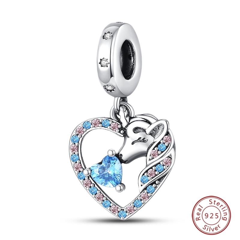 Original Copper Charms Beads Pendants Warm Family & Sunflower Heart Suitable For 3Mm Bracelets Diy Jewelry Making