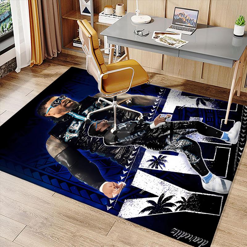 Jey Uso Yeet Printed Absorbent Washable Carpet,Non-Slip Bathroom Mats,Kitchen Rugs,Living Room Entrance,Camping Picnic Rugs