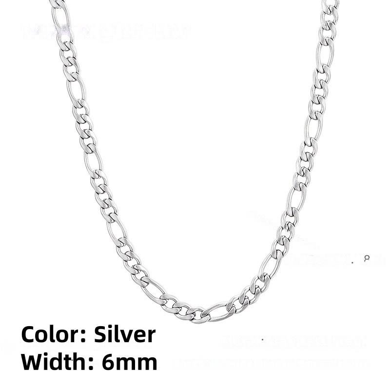 925 Silver Cuban Necklace Hip Hop Jewelry For Men Women 16-30 Inches Simple Fashion Chain