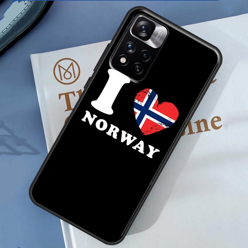 

Norway Flag Case For Xiaomi Redmi 14C 13C 10C 12C Redmi Note 13 14 Pro 12 11 9 10 9S 10S 11S 12S Cover Redmi 13 4G