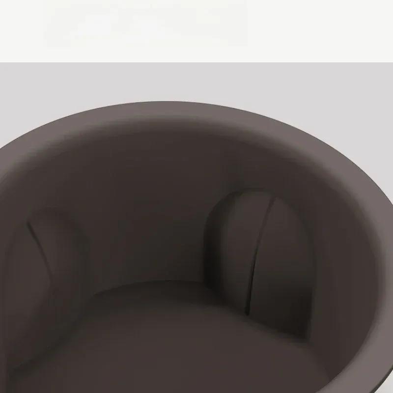 For DENZA D9 2024 Two-row Table Board Silicone Water Cup Holder Limiter Silicone Slot Pad Interior Modification Cars Accessories