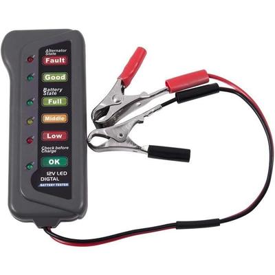 12V Car Battery and Alternator Tester - and Charging Alternator Battery Load Test (LED Indicator)