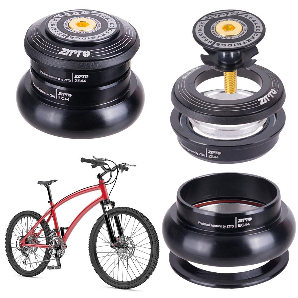 Bicycle Headset 44mm Threadless Headset Aluminum Alloy Straight Tube Frame To Tapered Tube Fork 4444T ZS44 EC44