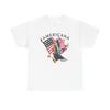 Americana Bald Eagle Flying Graphic T Shirt Unisex Heavy Cotton Tee New Gift