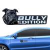 Dog Badge Sticker Acrylic Cute 3D Dog Emblem Precise Cut Fun Car Exterior Decorations Rectangle Car Emblems And Badges For Cars