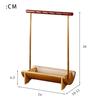 Natural Rosewood Chinese Brush Pen Holder with Bamboo Base Calligraphy Rest Ink Hanger 10 Needles Writing Brush Holder