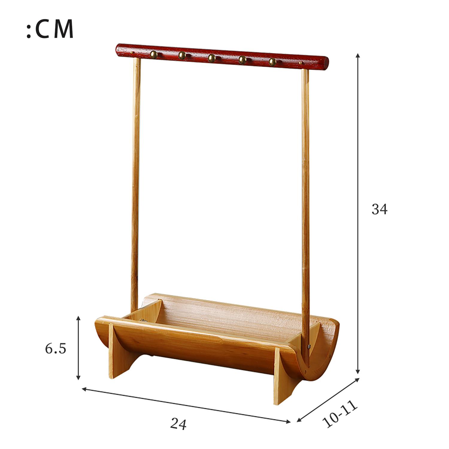 

Подставка для кистей из натурального розового дерева с бамбуковой основой, подставка для каллиграфических чернил, держатель для 10 игл для пишущих кистей