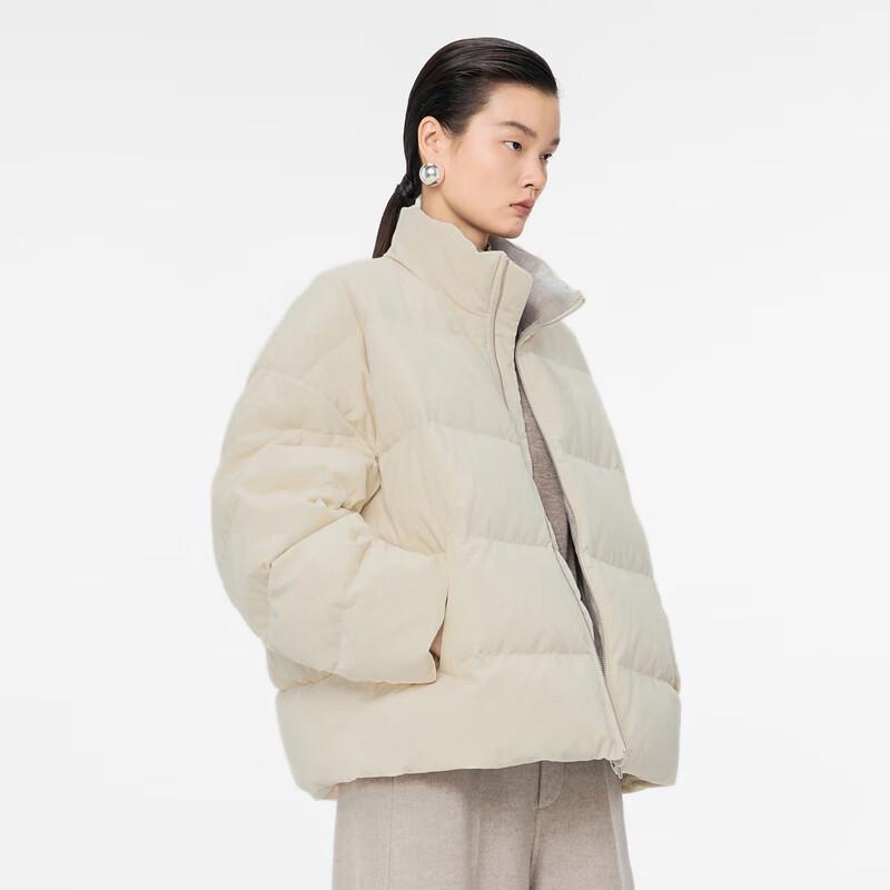 JNBY Women s Loose Fit Stand Collar Duck Down Jacket M