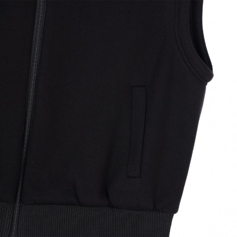Goxo Black Greenheart Zip Up Vest