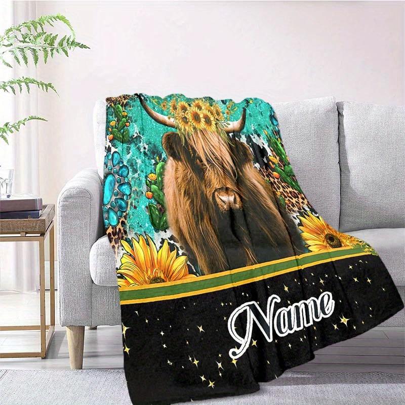 Yak Customize Your Name Blanket Warm Comfortable And Soft Blankets Are Suitable For Home Lunch Break Blanket Office Sofa Sofa Gift To Relatives And
