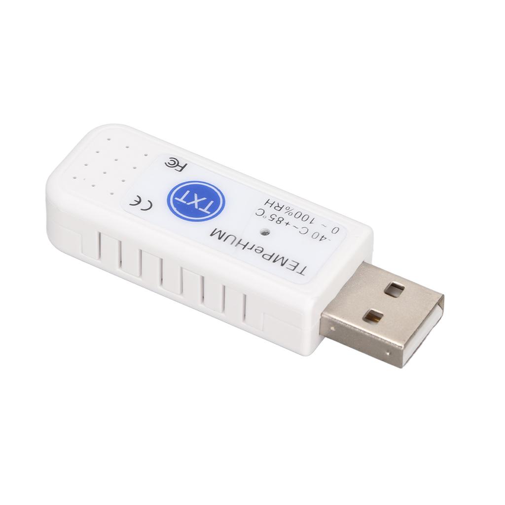 USB Computer Thermo Hygrometer Multifunction PC Data Logger Alarm Ambient Temperature Humidity Monitor