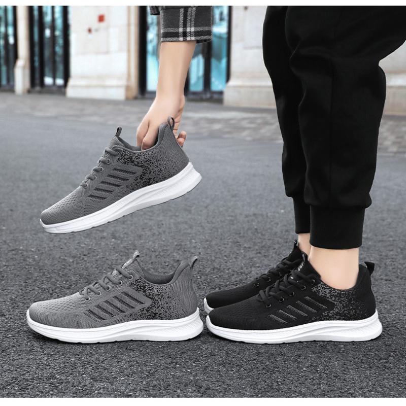 Fashion Running shoes for men 2024 spring new single shoe casual Korean version breathable soft sole wear-resistant sports shoes 39-44